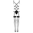 LIVCO CORSETTI FASHION - THIARA LC 20213 SET BODY STOCKINGS BLACK S-M LIVCO CORSETTI FASHION - THIARA LC 20213 SET BODY STOCKINGS BLACK S-M