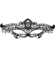 COQUETTE CHIC DESIRE - LACE MASK BLACK COQUETTE CHIC DESIRE - LACE MASK BLACK