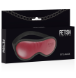 FETISH SUBMISSIVE DARK ROOM - VEGANE LEDERMASKE MIT NEOPRENFUTTER