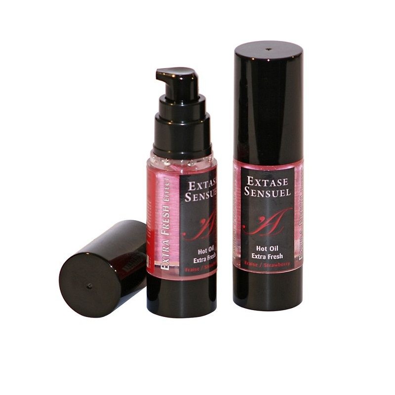 EXTASE SENSUAL - MASSAGE OIL WITH EXTRA FRESH STRAWBERRY EFFECT 30 ML EXTASE SENSUAL - MASSAGE OIL WITH EXTRA FRESH STRAWBERRY EFFECT 30 ML