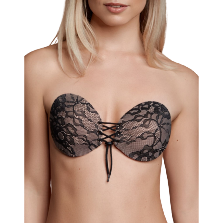 BYE-BRA - BRA ADHESIVE INTERLACED and EMBROIDERY CUP A