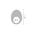 TOYJOY - ANELLO VIBRANTE PER PENE ECLIPSE LIGHT TOYJOY - ANELLO VIBRANTE PER PENE ECLIPSE LIGHT