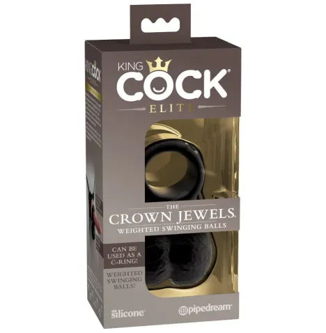 KING COCK - LES BIJOUX DE LA COURONNE BOULES PÉTILLANTES EN SILICONE