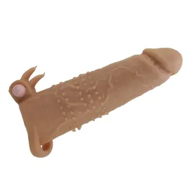 PRETTY LOVE - QUILLON FUNDA PARA PENE CON ESTIMULADOR DE CLÍTORIS Y VIBRACIÓN