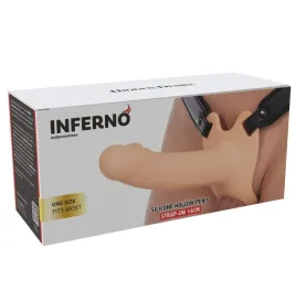 HIDDEN DESIRE - INFERNO PENIS-SLEEVE-STRAP-ON 16 CM