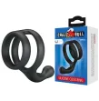 CRAZY BULL - YANCY DOUBLE COCK AND BALL RING BLACK CRAZY BULL - YANCY DOUBLE COCK AND BALL RING BLACK