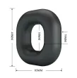 CRAZY BULL - ANELLO PER PENE WALDEN IN SILICONE SUPER MORBIDO NERO CRAZY BULL - ANELLO PER PENE WALDEN IN SILICONE SUPER MORBIDO NERO