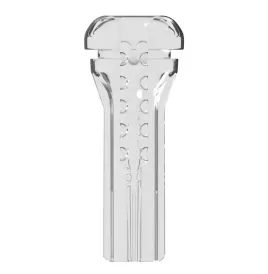 PDX ELITE - MASTURBADOR TRANSPARENTE VIEWTUBE PLUS SEE-THRU EZ-GRIP 21 CM
