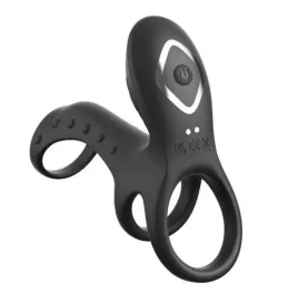 FANTASY C-RINGZ - ULTIMATE COUPLES CAGE PRO VIBRATING COCK RING 19.5 CM