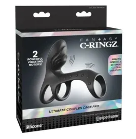 FANTASY C-RINGZ – ULTIMATIVER PAAR-CAGE-PRO-VIBRATIONS-PENISRING 19,5 CM