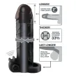 FANTASY X- TENSIONS - VIBRATING REAL FEEL 2 EXTENSION BLACK FANTASY X- TENSIONS - VIBRATING REAL FEEL 2 EXTENSION BLACK