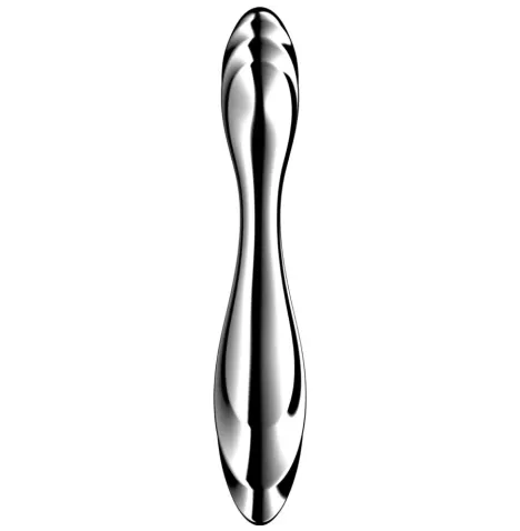 SATISFYER - DILDO A DOPPIA ESTREMITÀ IN ACCIAIO INOX PURE GRAVITY 2