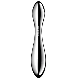 SATISFYER - PURE GRAVITY 2 GODEMICHET DOUBLE EXTRÉMITÉ EN ACIER INOXYDABLE