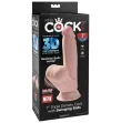 KING COCK - PLUS 3D DILDO SWINGING BALLS 15.2 CM HELLE HAUT KING COCK - PLUS 3D DILDO SWINGING BALLS 15.2 CM HELLE HAUT