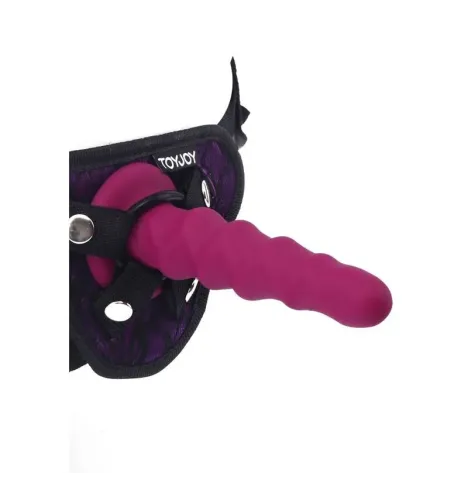 GET REAL - RIBBED DONG 12 CM RED