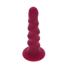 GET REAL - RIBBED DONG 12 CM ROJO