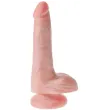 KING COCK - PENE REALÍSTICO CON TESTÍCULOS 13.5 CM NATURAL