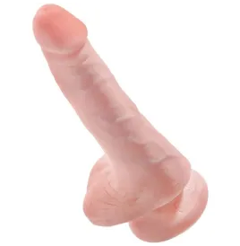 KING COCK - PÉNIS RÉALISTE AVEC BOULES 13.5 CM LÉGÈRES