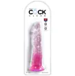 KING COCK - CLEAR PENE REALÍSTICO 19.7 CM ROSA KING COCK - CLEAR PENE REALÍSTICO 19.7 CM ROSA