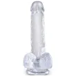 KING COCK - CLEAR PENE REALÍSTICO CON TESTÍCULOS 13.5 CM TRANSPARENTE KING COCK - CLEAR PENE REALÍSTICO CON TESTÍCULOS 13.5 CM TRANSPARENTE