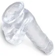 KING COCK - CLEAR PÉNIS RÉALISTE AVEC BOULES 13.5 CM TRANSPARENT KING COCK - CLEAR PÉNIS RÉALISTE AVEC BOULES 13.5 CM TRANSPARENT