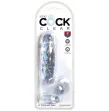 KING COCK - CLEAR PENE REALÍSTICO CON TESTÍCULOS 13.5 CM TRANSPARENTE KING COCK - CLEAR PENE REALÍSTICO CON TESTÍCULOS 13.5 CM TRANSPARENTE