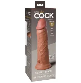KING COCK - ELITE GODE RÉALISTE EN SILICONE 20.3 CM CARAMEL