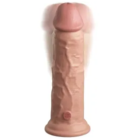 KING COCK - ELITE REALISTIC DILDO VIBRATING and SILICONE 20.3 CM