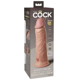 KING COCK - ELITE GODE RÉALISTE VIBRANT and SILICONE 20.3 CM