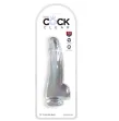 KING COCK - CLEAR DILDO WITH TESTICLES 15.2 CM TRANSPARENT KING COCK - CLEAR DILDO WITH TESTICLES 15.2 CM TRANSPARENT