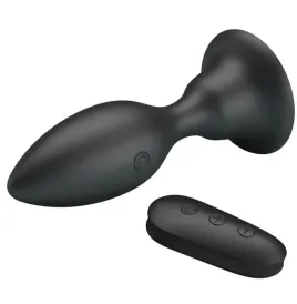 MR PLAY - PLUG ANAL AVEC TÉLÉCOMMANDE VIBRATION NOIRE