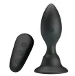 MR PLAY - ANAL PLUG WITH VIBRATION BLACK REMOTE CONTROL MR PLAY - ANAL PLUG WITH VIBRATION BLACK REMOTE CONTROL
