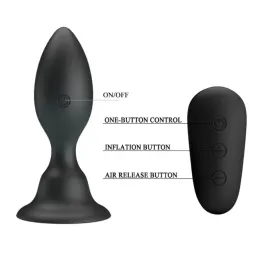 MR PLAY - PLUG ANAL AVEC TÉLÉCOMMANDE VIBRATION NOIRE