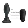MR PLAY - ANALSTECKER MIT VIBRATION, SCHWARZE FERNBEDIENUNG MR PLAY - ANALSTECKER MIT VIBRATION, SCHWARZE FERNBEDIENUNG