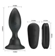 MR PLAY - PLUG ANALE CON TELECOMANDO VIBRAZIONE NERO MR PLAY - PLUG ANALE CON TELECOMANDO VIBRAZIONE NERO
