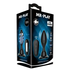 MR PLAY - PLUG ANALE CON TELECOMANDO VIBRAZIONE NERO