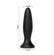 MR PLAY - PLUG ANAL VIBRADOR NEGRO RECARGABLE MR PLAY - PLUG ANAL VIBRADOR NEGRO RECARGABLE