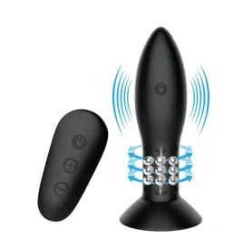 MR PLAY - SPINA CON TELECOMANDO SFERE ROTANTI NERE
