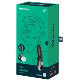 SATISFYER - HOT PASSION VIBRADOR ANAL APP NEGRO