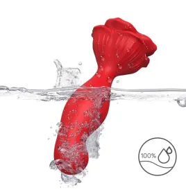 ARMONY - VIBRATORE ROSA E TELECOMANDO PLUG ANALE ROSSO