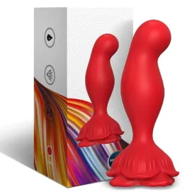 ARMONY - VIBRATORE ROSA E TELECOMANDO PLUG ANALE ROSSO