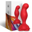 ARMONY - VIBRATORE ROSA E TELECOMANDO PLUG ANALE ROSSO