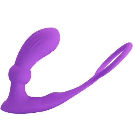 PRETTY LOVE - ANELLO WARREN E VIBRATORE ANALE VIOLA