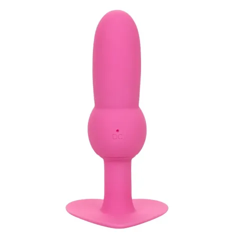 CALEXOTICS - FIRST TIME ANAL PLUG MIT PERLENSONDE 10 VIBRATIONEN ROSA
