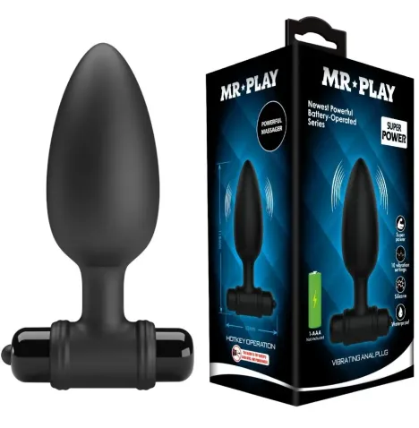 MR PLAY - SUPER POWER ANAL PLUG CON VIBRAZIONE
