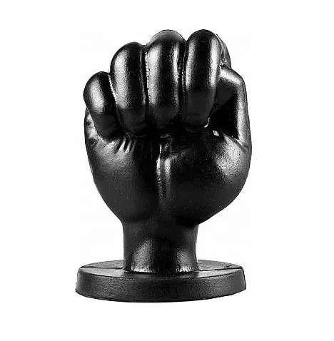 ALL BLACK - PUGNO ANALE 13 CM