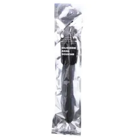 ALL BLACK - DOUCHE ANAL EN PERLES SILICONE 27 CM