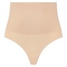 BYE-BRA - FAJA SENZA CUCITURE STILE PERIZOMA BEIGE MISURARE S