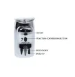 BAILE - ROTATEUR TRANSPARENT MISSILE AMOUR 26.5 CM BAILE - ROTATEUR TRANSPARENT MISSILE AMOUR 26.5 CM