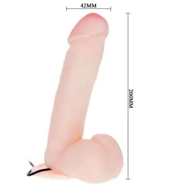 BAILE - DILDO REALÍSTICO CON VIBRACIÓN Y ROTACIÓN 20 CM